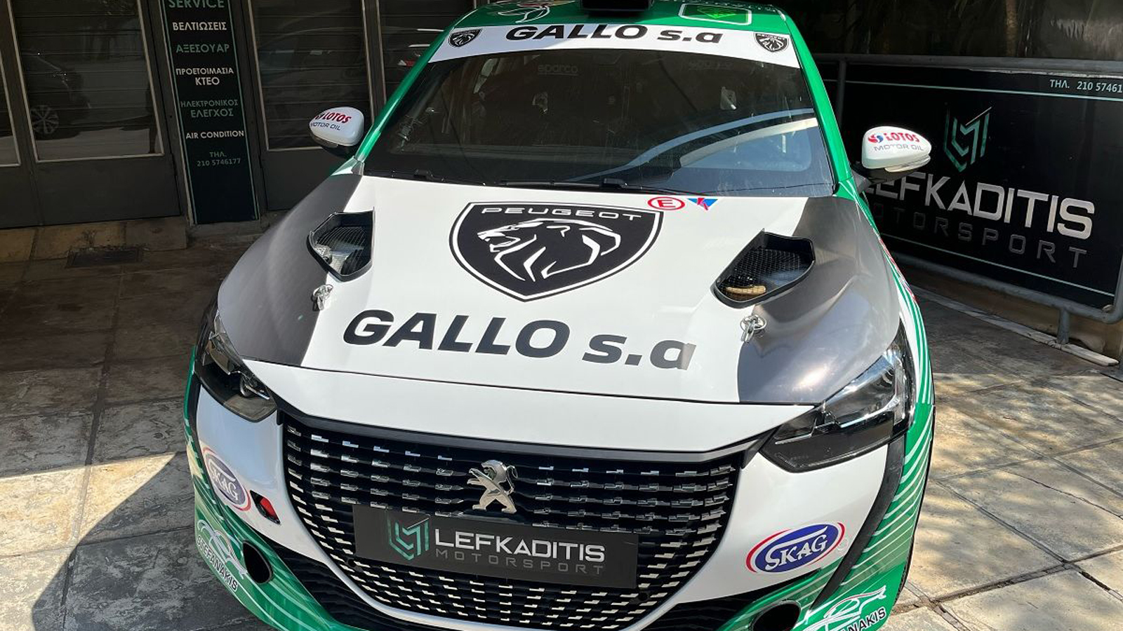 Το PEUGEOT 208 Rally 4 της GALLO στο Rally Acropolis 2022